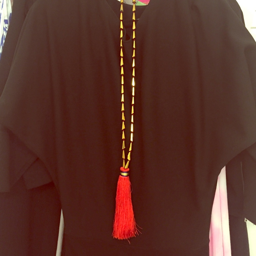 Roberta Freyman Roller Rabbit Tassel necklace